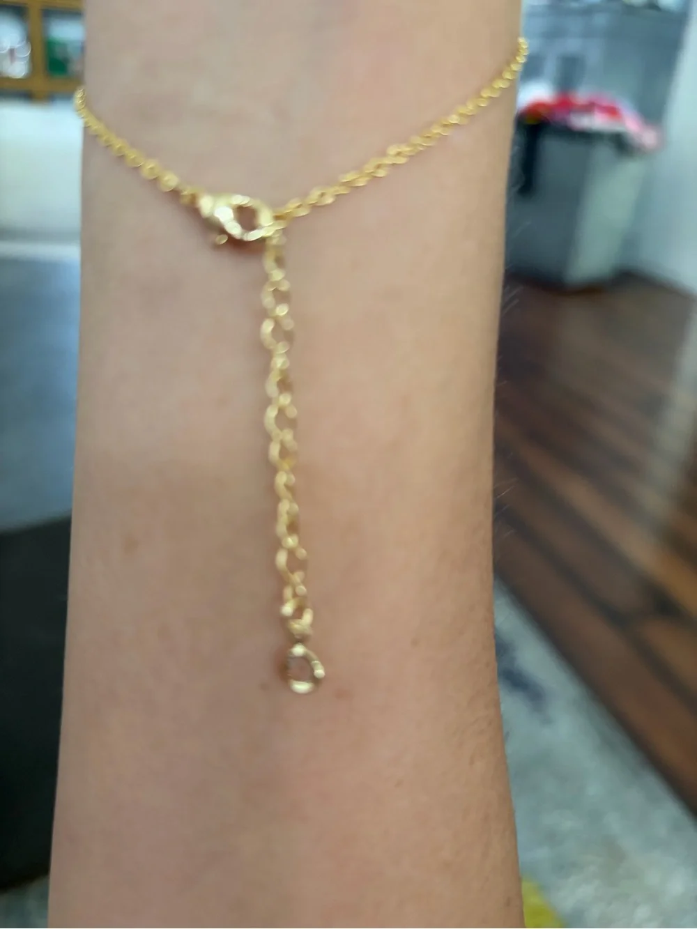 Gold plated Crystal Hand Chain Bracelet - Women Jewelry